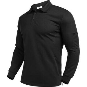 Men's Polo Shirts Long Sleeve Golf Polo Shirts for Men Quick Dry UPF 50+